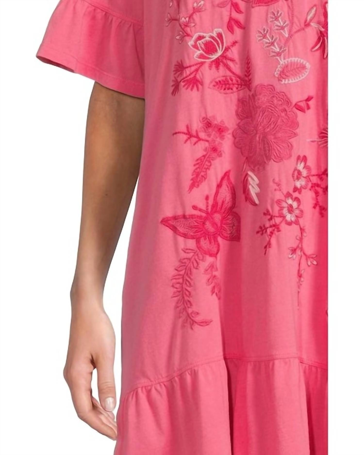 Johnny Was - RUFFLE SLEEVE KNIT DRESS DIINA