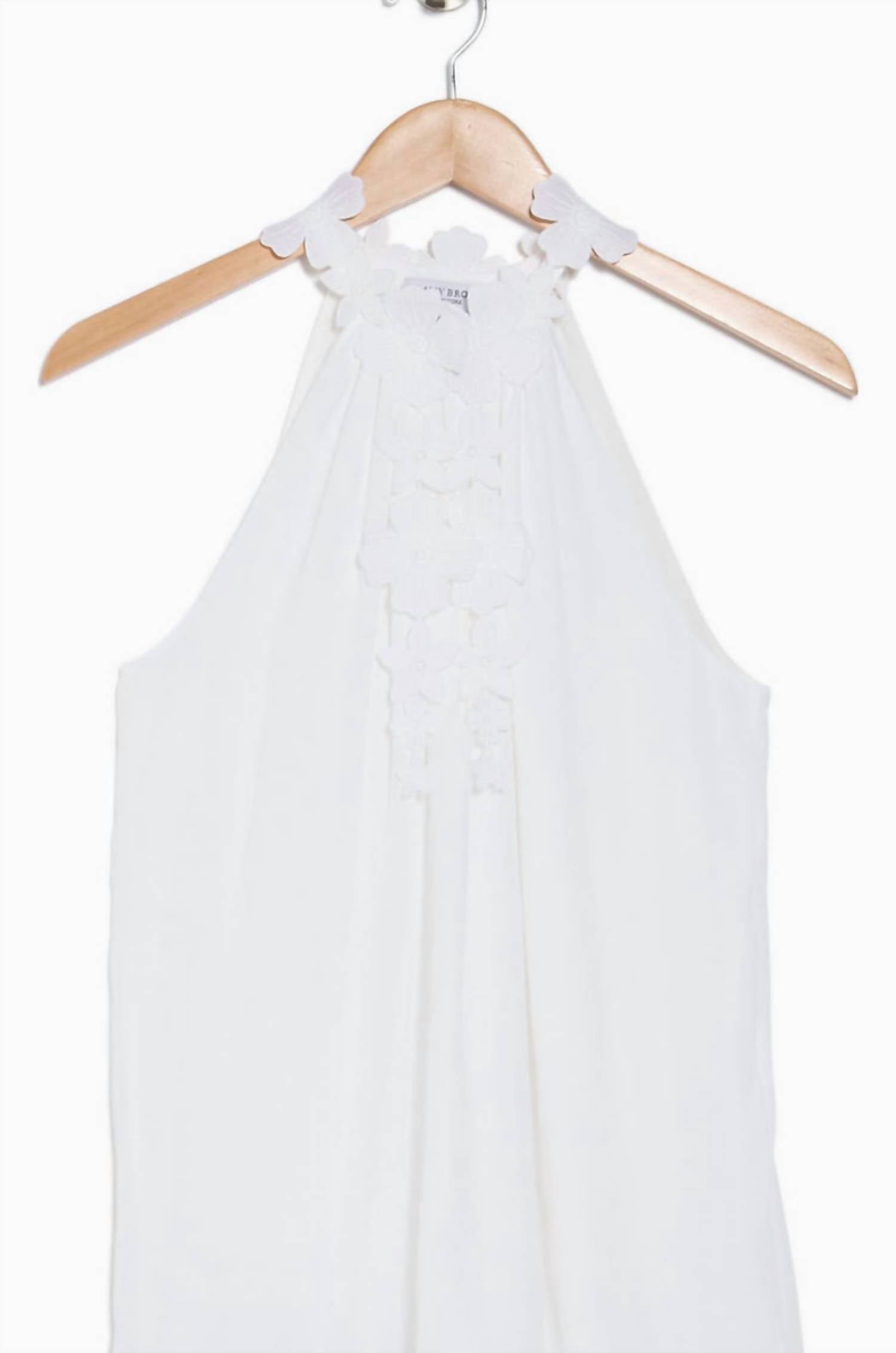 Ramy Brook - Floral Appliqué Sleeveless Top
