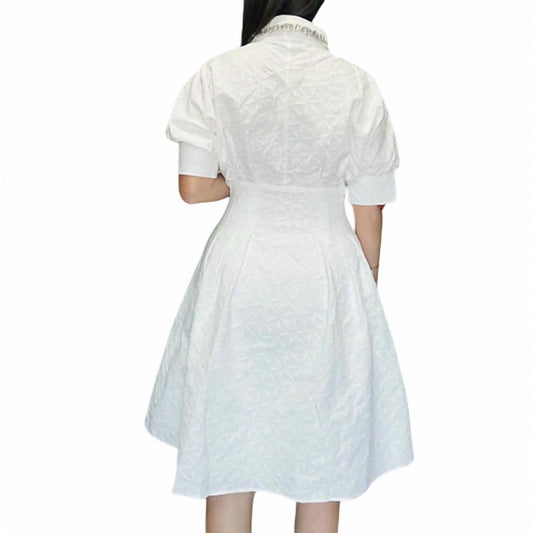 Gracia - Diamond Button Down Dress