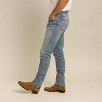 Sendero Provisions Co. The Hueco Jean in el paso wash - men's jeans - detail view