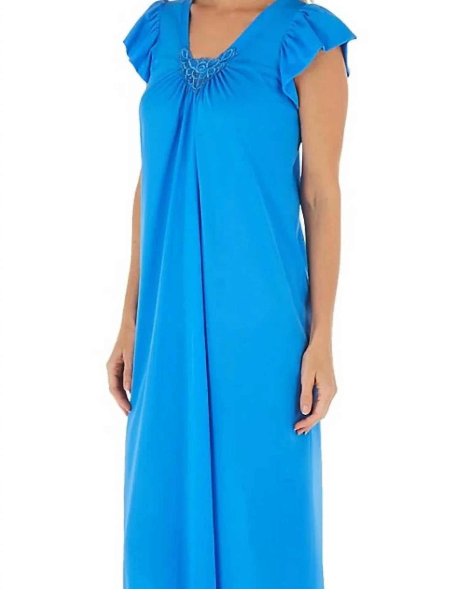 Shadowline Lingerie - Long Cap Sleeve Nightgown