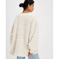 Free People - Knit Cable Sweatshirt