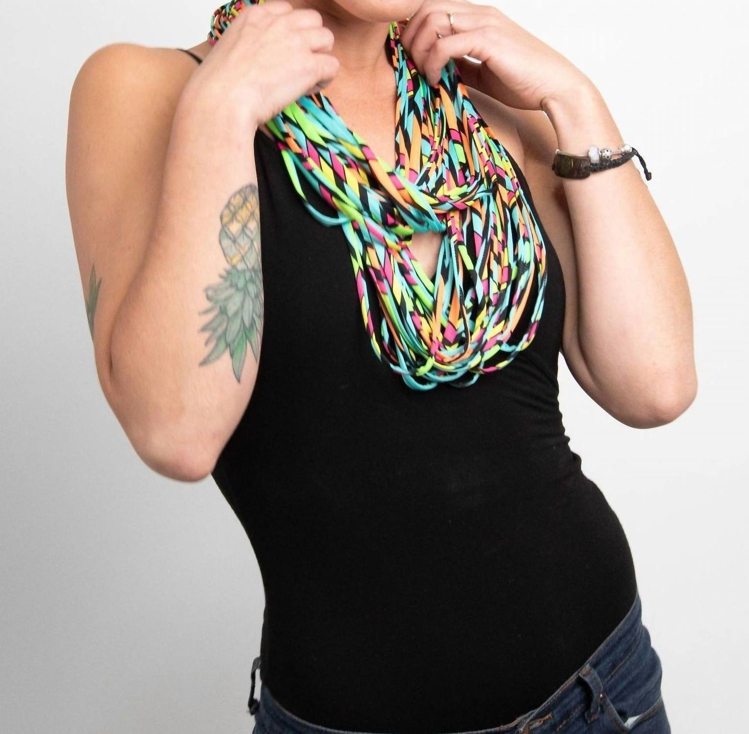 Necknots - Neon Scarf Necklace