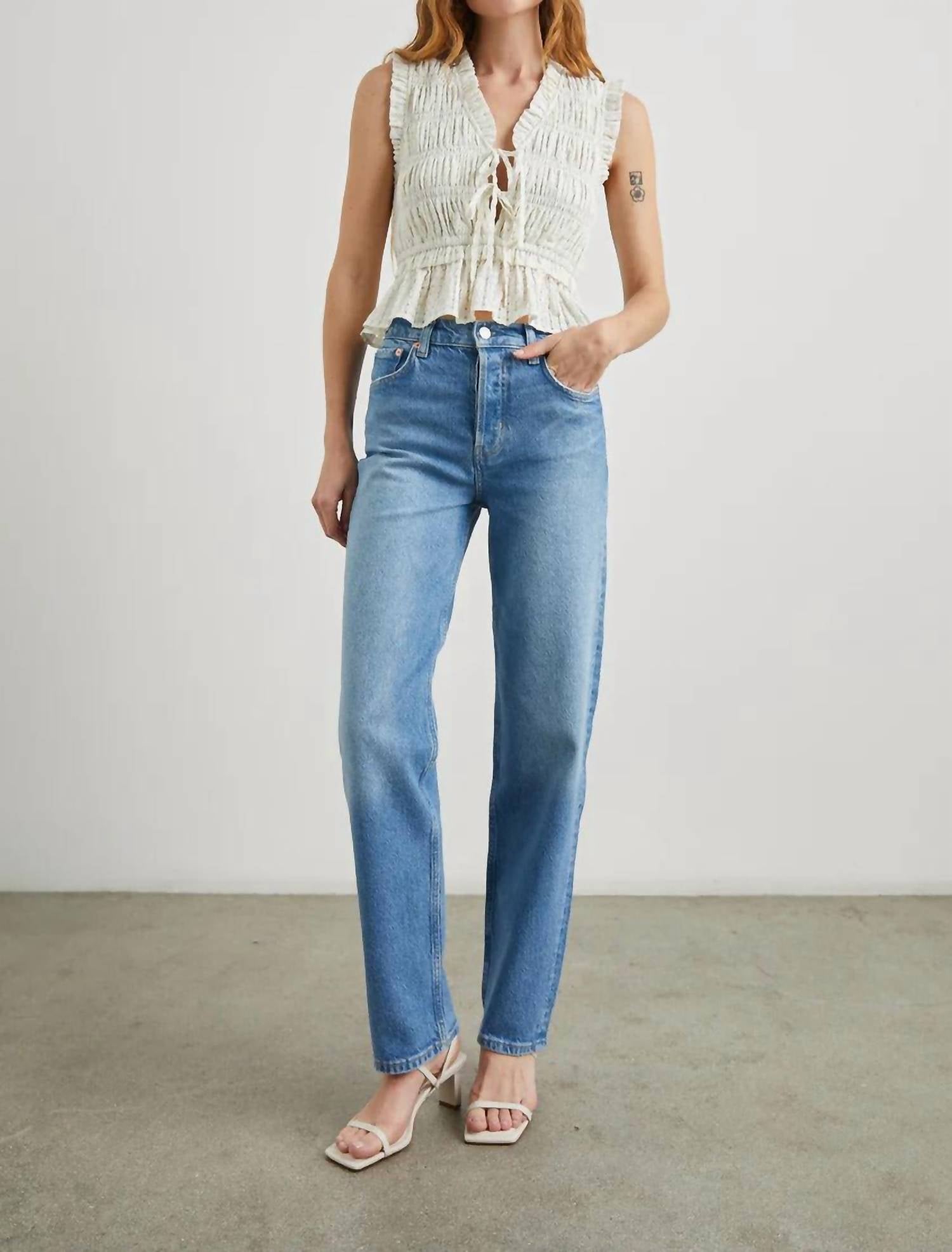 Rails - Topanga High Waist Straight-leg Jean