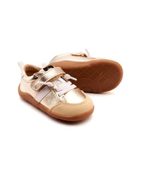 OLDSOLES Kid's Retro Ground Casual Sneaker in gold snow - kids' sneaker - view 4