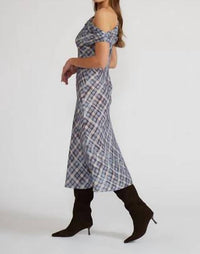 Lucy Paris - Ace Asymmetrical Midi Dress