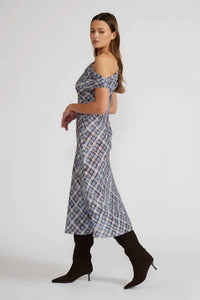 Lucy Paris - Ace Asymmetrical Midi Dress