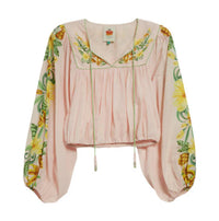Farm Rio - Botanical Beauty Long Sleeve Blouse