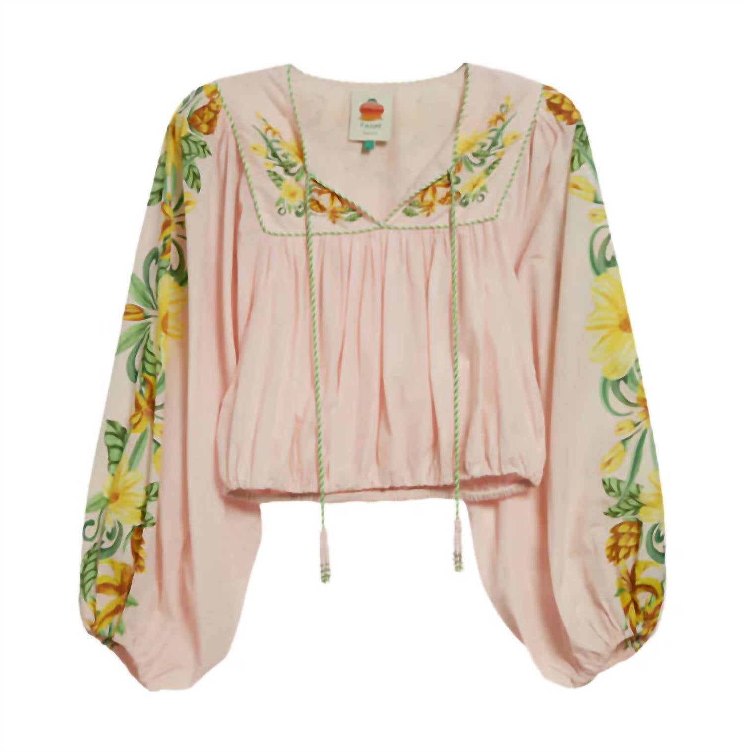 Farm Rio - Botanical Beauty Long Sleeve Blouse