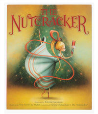 Books To Bed Girl's Nutcracker Nightdress And Book Set in pink - kids' dress - detail view