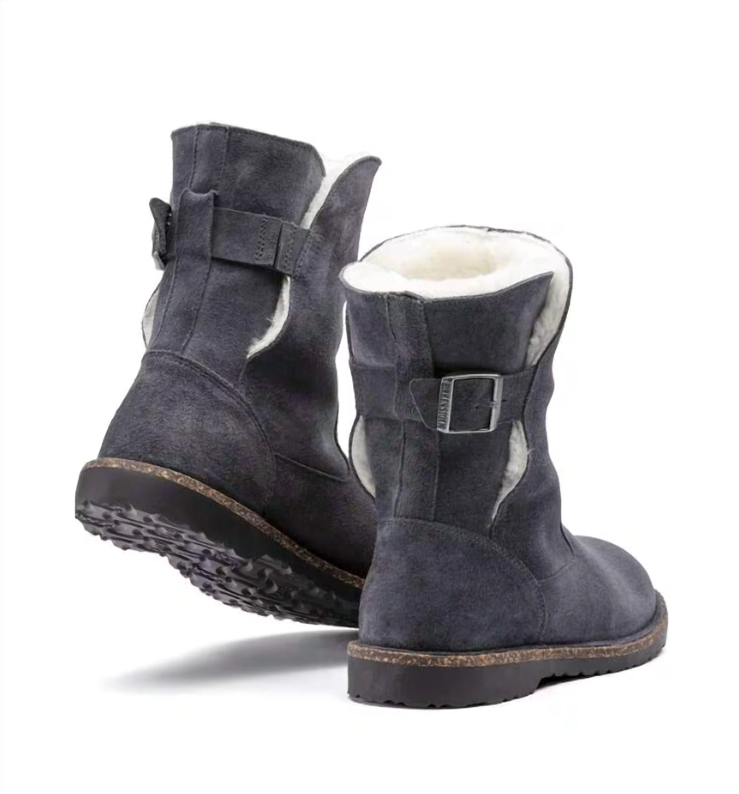 Birkenstock - Women's Uppsala Shearling Suede-leather Boot
