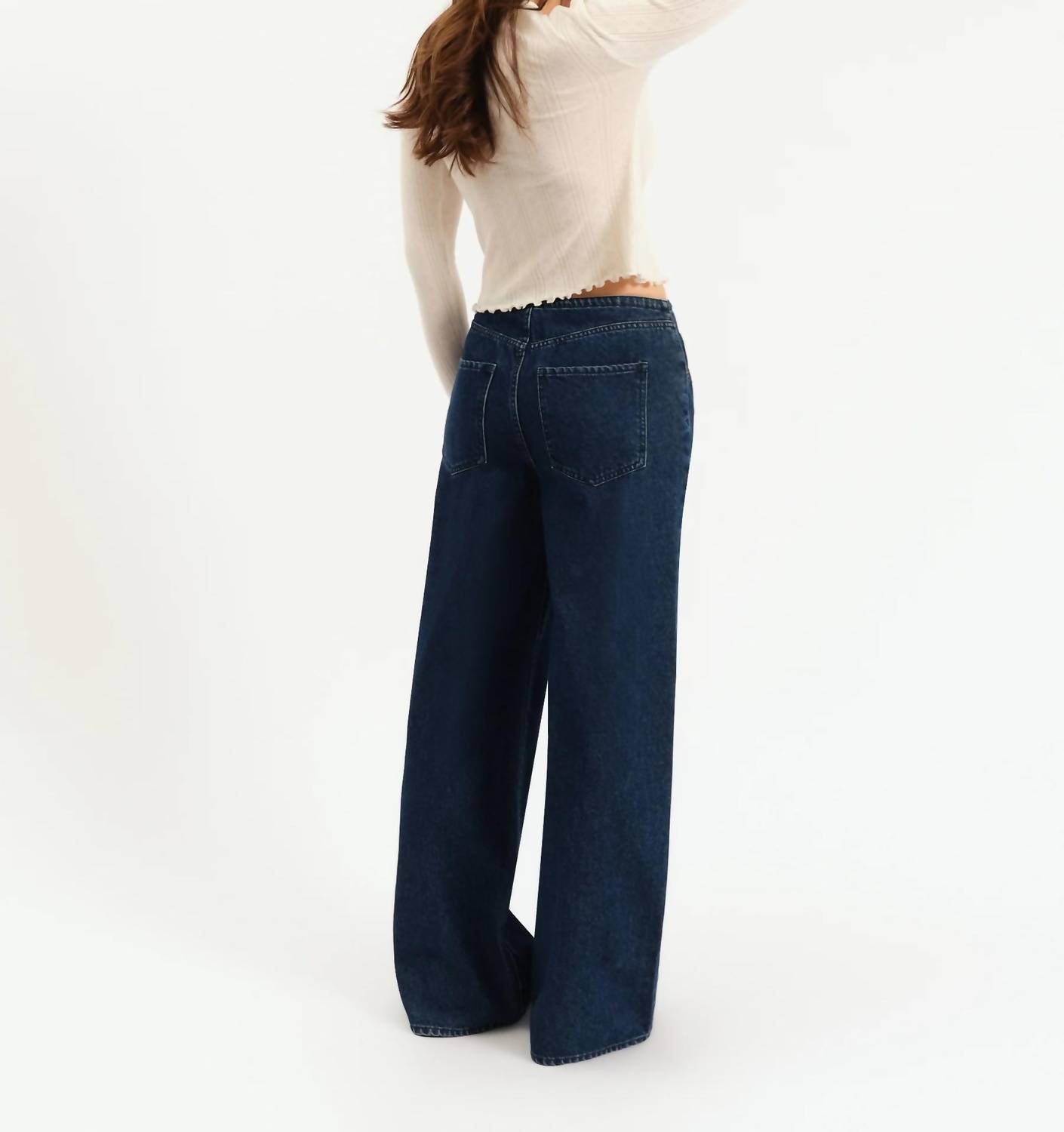 Daze - Madison Mid Rise Wide Leg Jeans