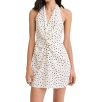 Matthew Bruch - Twist Deep V Mini Dress