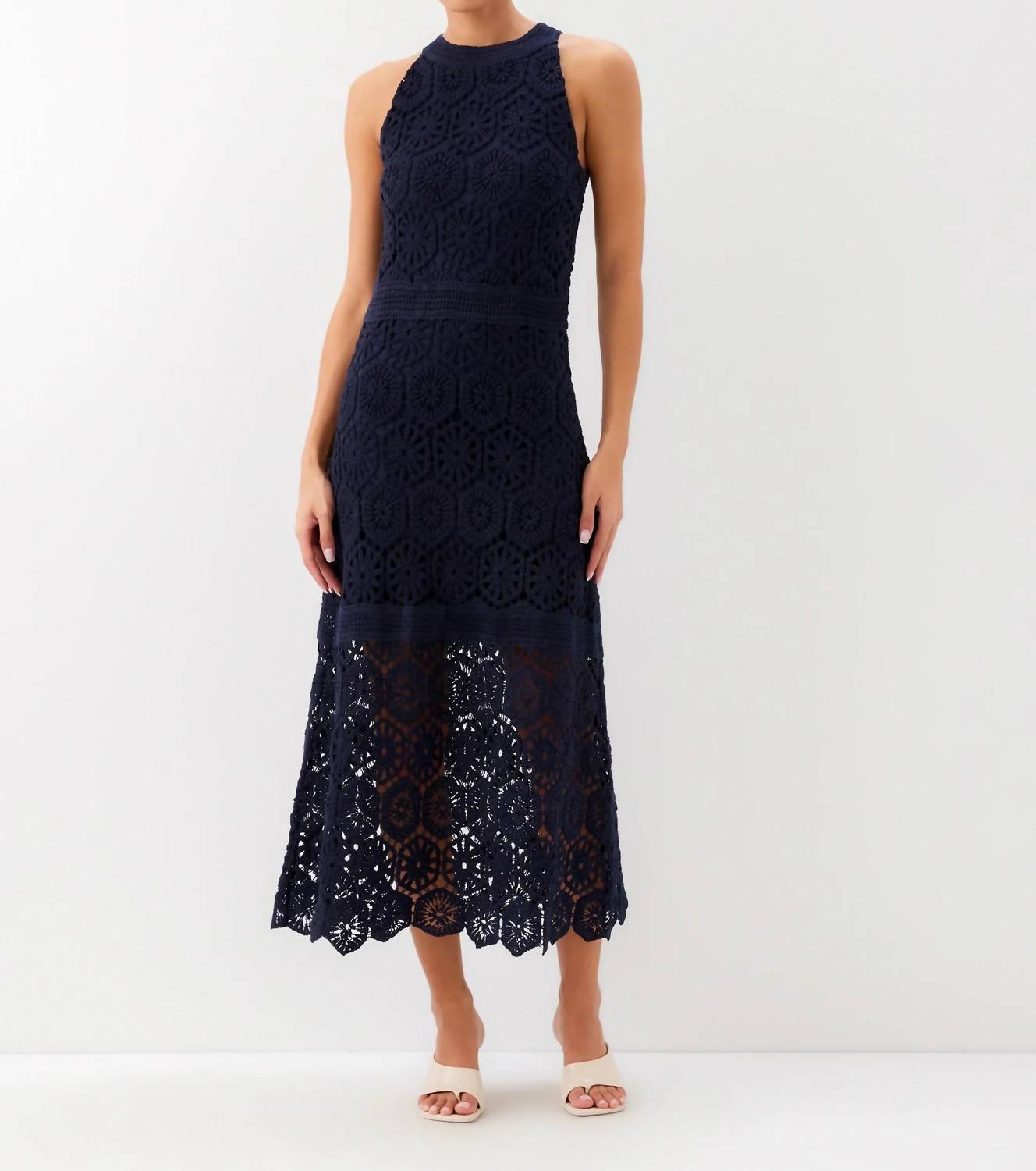 Fifteen Twenty - Londyn Crochet Midi Dress