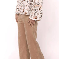 Sadie & Sage - Voila Lace Trim Peasant Blouse