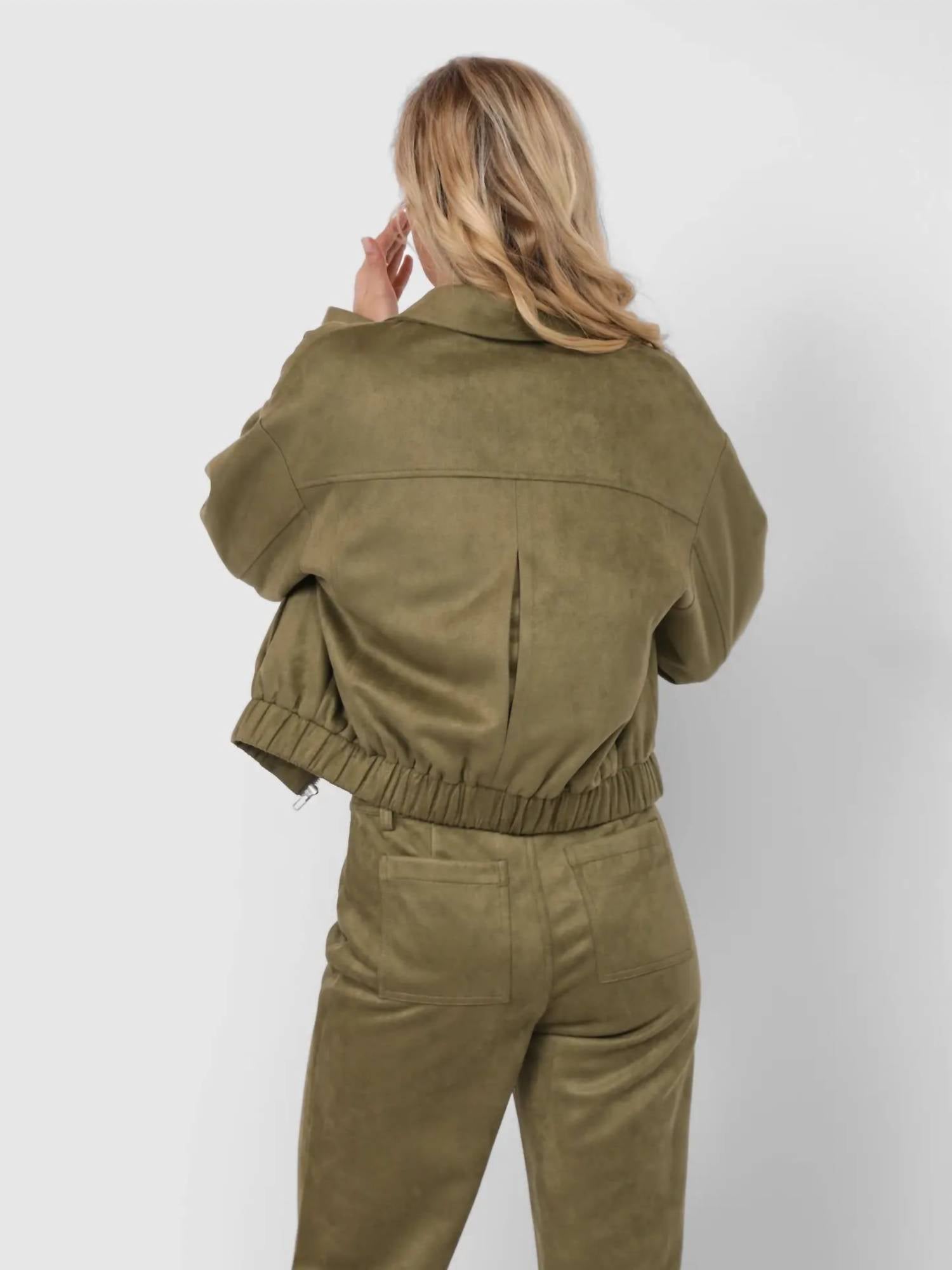 Sadie & Sage - TUSCANY FAUX SUEDE JACKET