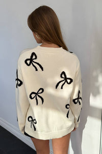 Aaron & Amber - Je Taime Bow Sweater