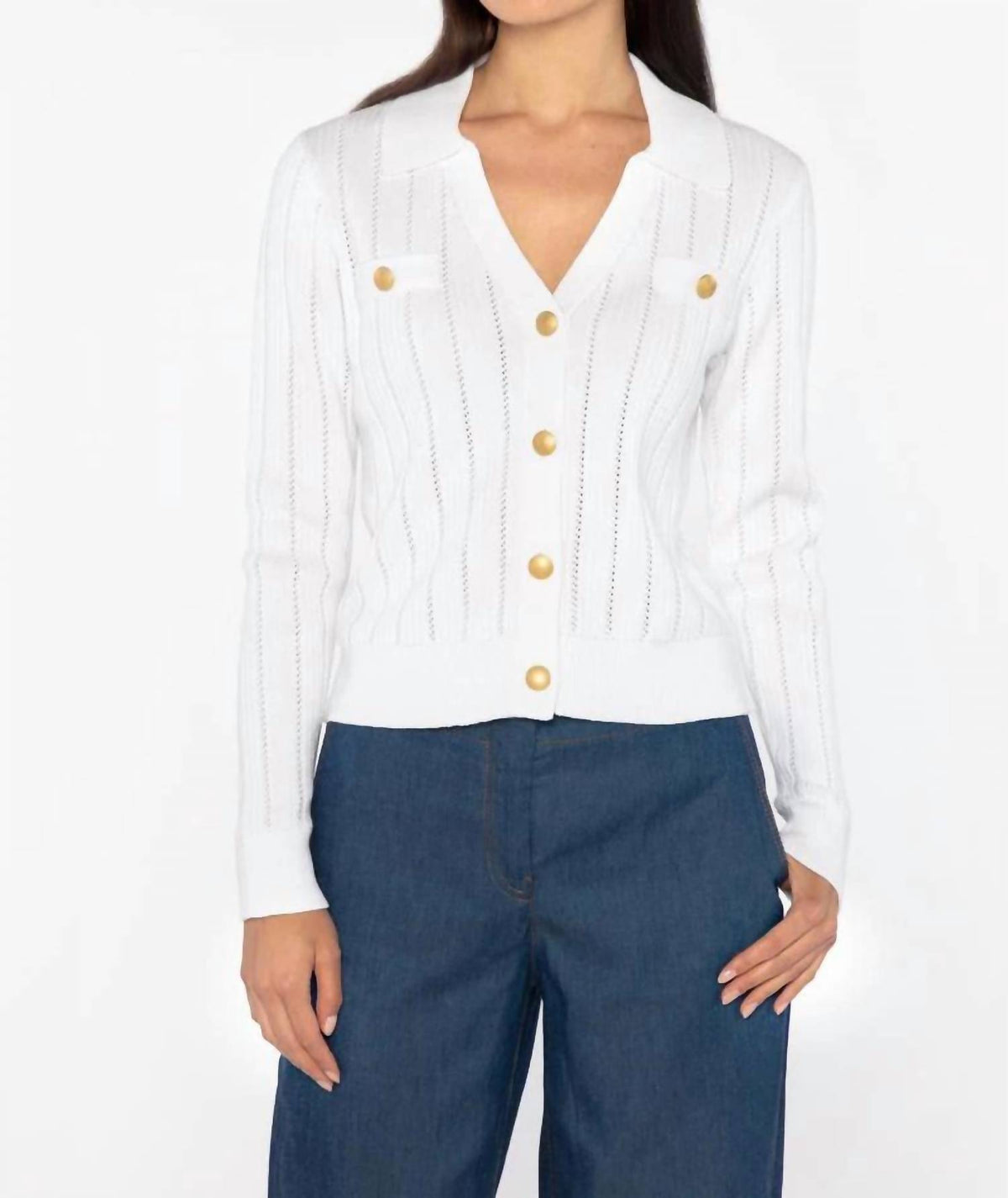 Kinross - Rib Button Front Polo