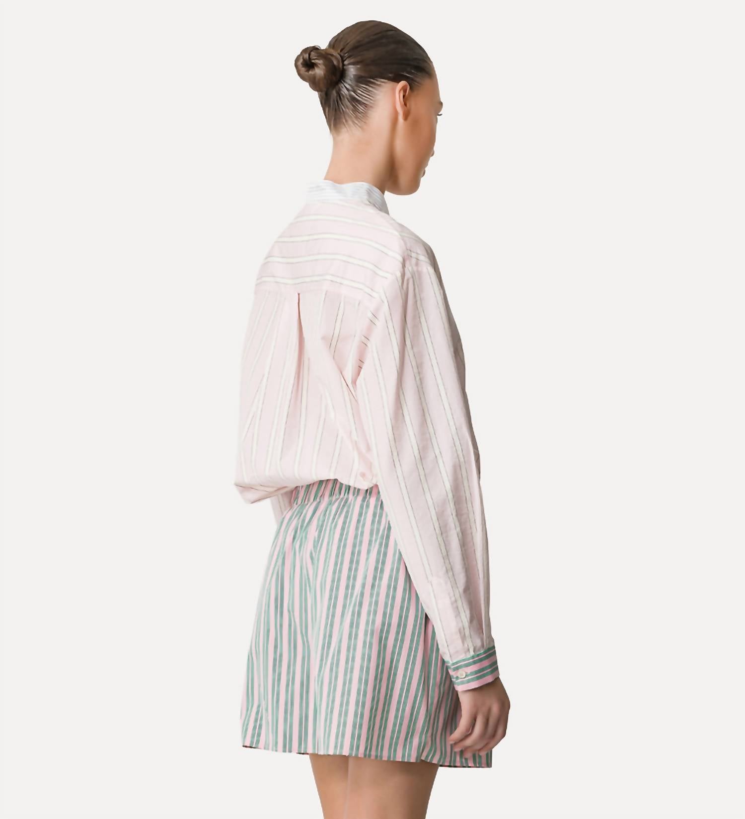 Forte Forte - Striped Granddad Shirt