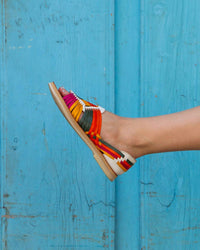 Mexas - Women's Alebrije Colorful Huarache Sandal