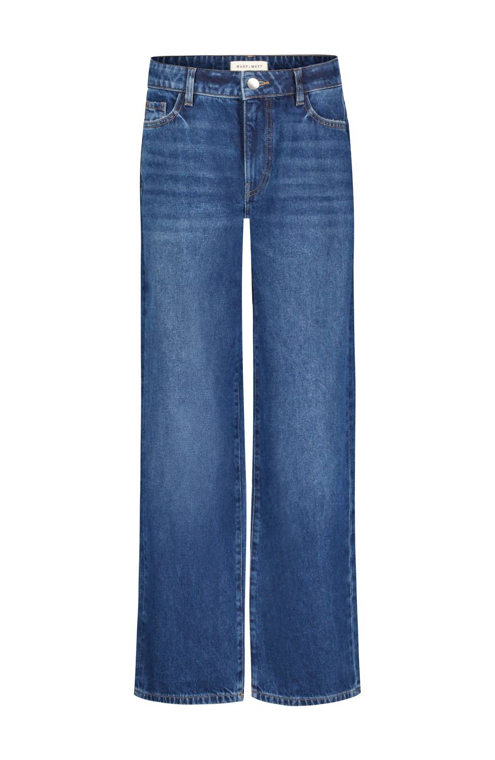 Warp + Weft - CJU Mid Rise Wide Leg Jeans