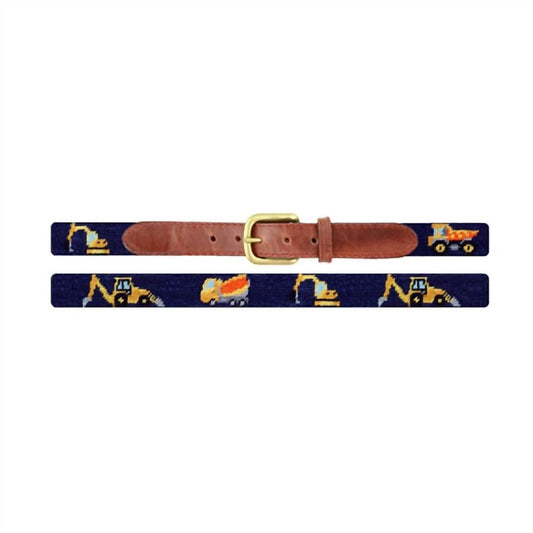 Smathers & Branson - Boys Construction Belt Needlepoint Belt