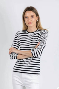 Elliott Lauren - Stripe Aligned Top