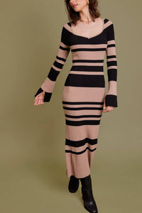 Gilli - Striped Pencil Maxi Dress