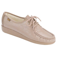 SAS Women's Siesta Lace-up Loafers in mocha 1 - women's flats