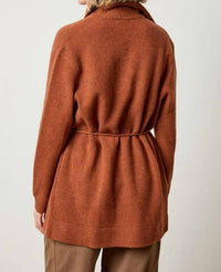 Lilla P - Notch Collar Open Cardigan