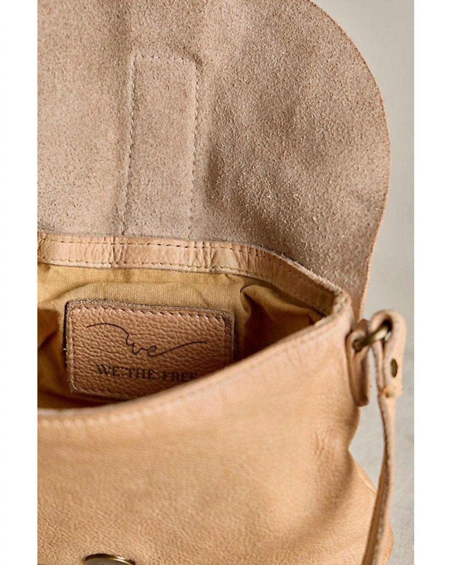 We The Free Women's Brando Buckle Crossbody Bag in tan - women's bag - view 4