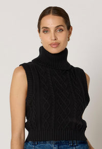 Cleobella - Aria Sleeveless Turtleneck Sweater