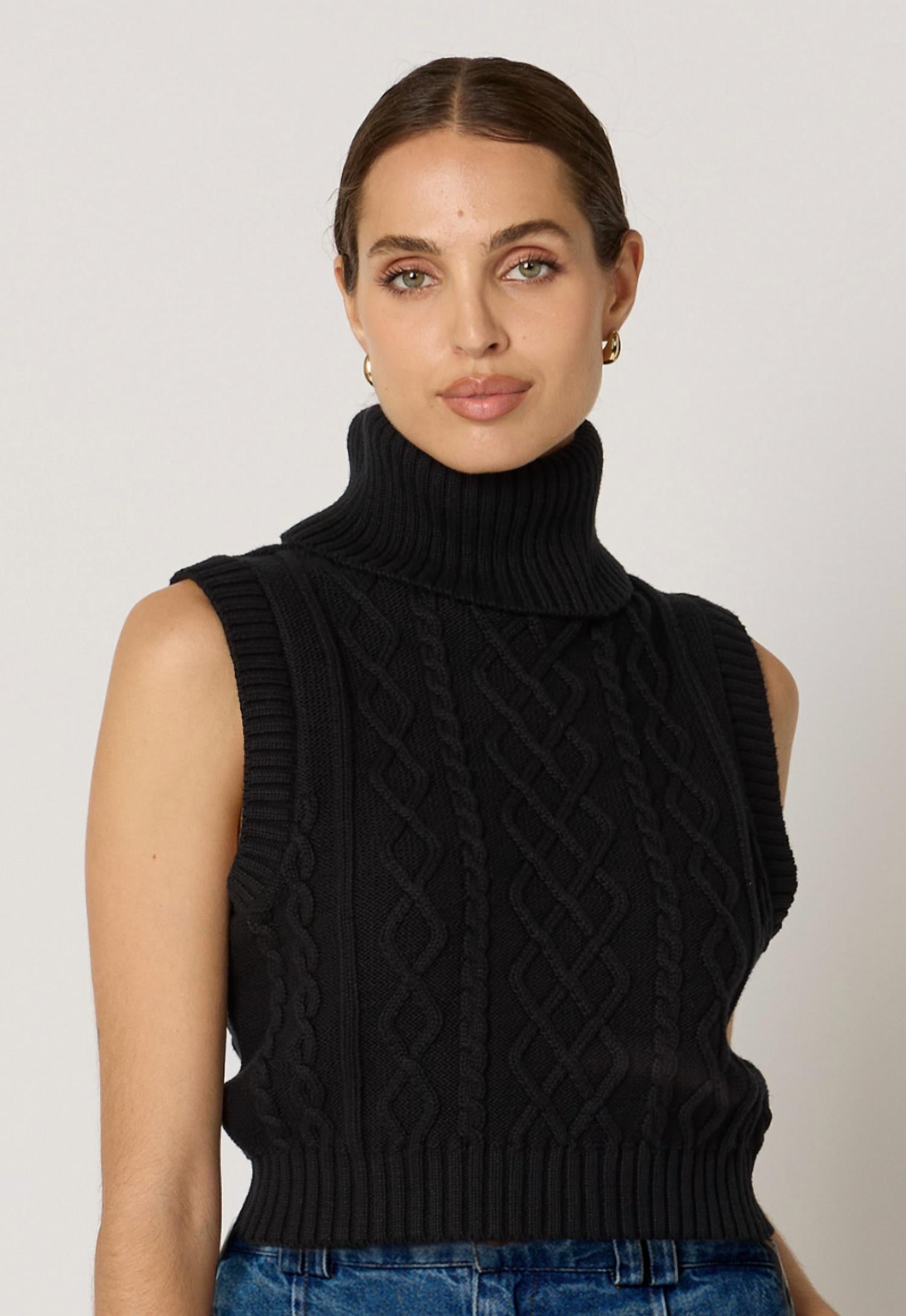 Cleobella - Aria Sleeveless Turtleneck Sweater