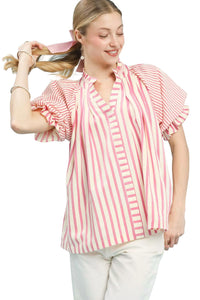 Umgee - Sweet Southern Stripe Top