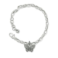 Brighton Women's Bloom Butterfly Petite Bracelet in silver - women's jewelry