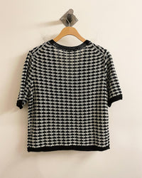 White + Warren - Women's Linen Crochet Trim Cardigan