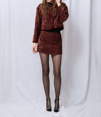 Needii - Josephine Jacquard Mini Skirt