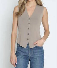 Drew - Juno Button Front Vest