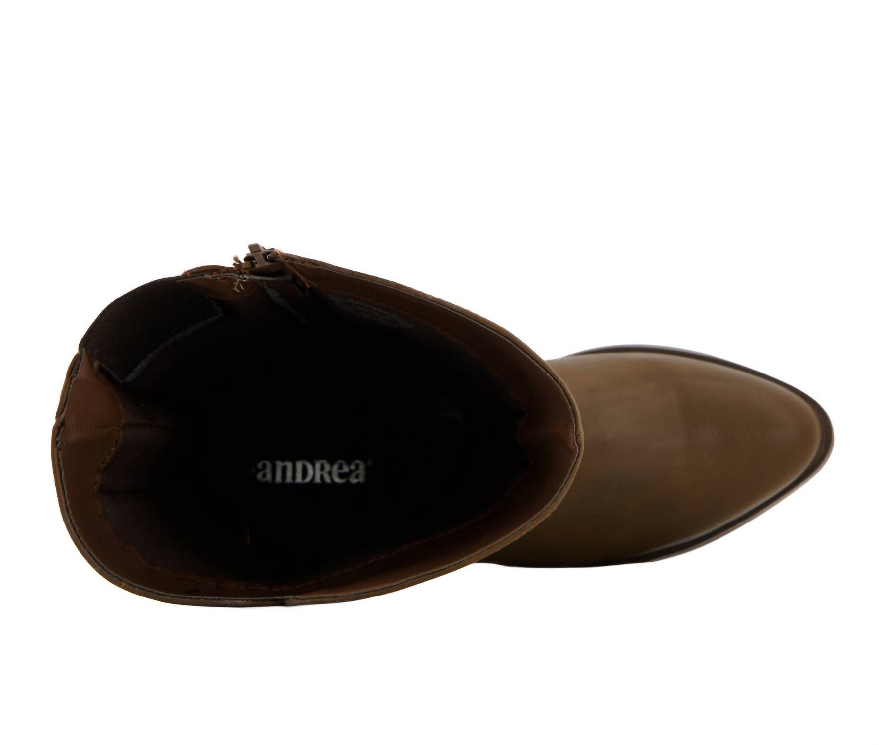 Andrea - Women's Tall Riding Elastic Shaft Boots