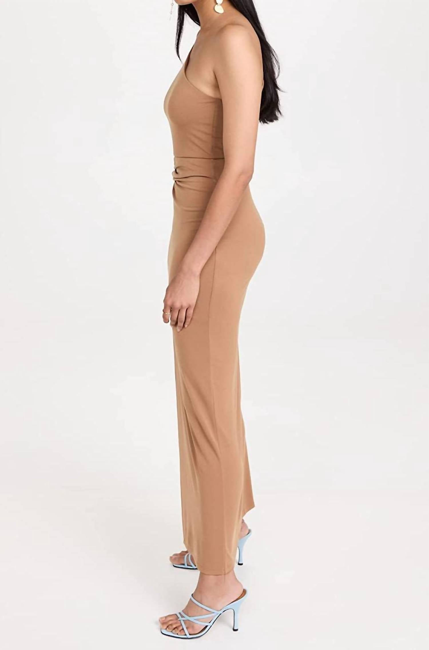 Alice + Olivia - Ashby Front Twist Hip Cutout Midi Dress
