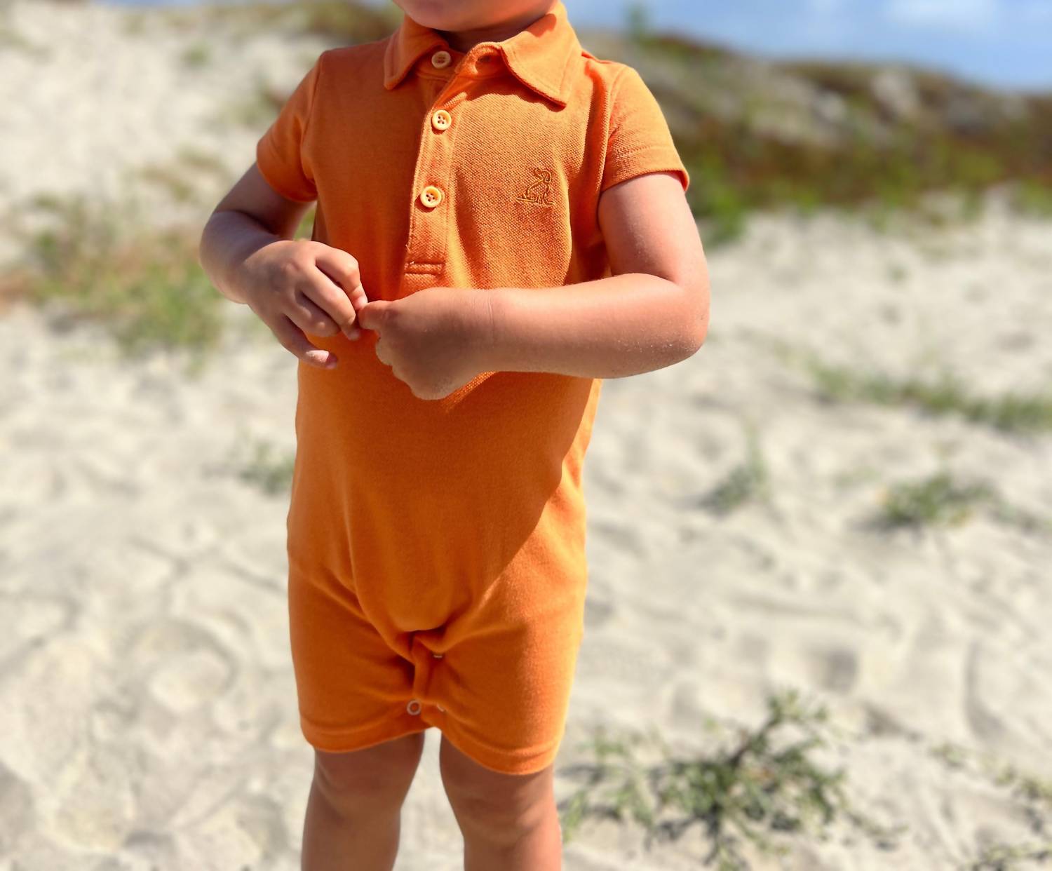 Me & Henry - Kid's Pique Polo Shortall