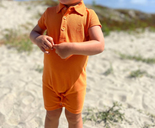 Me & Henry - Kid's Pique Polo Shortall