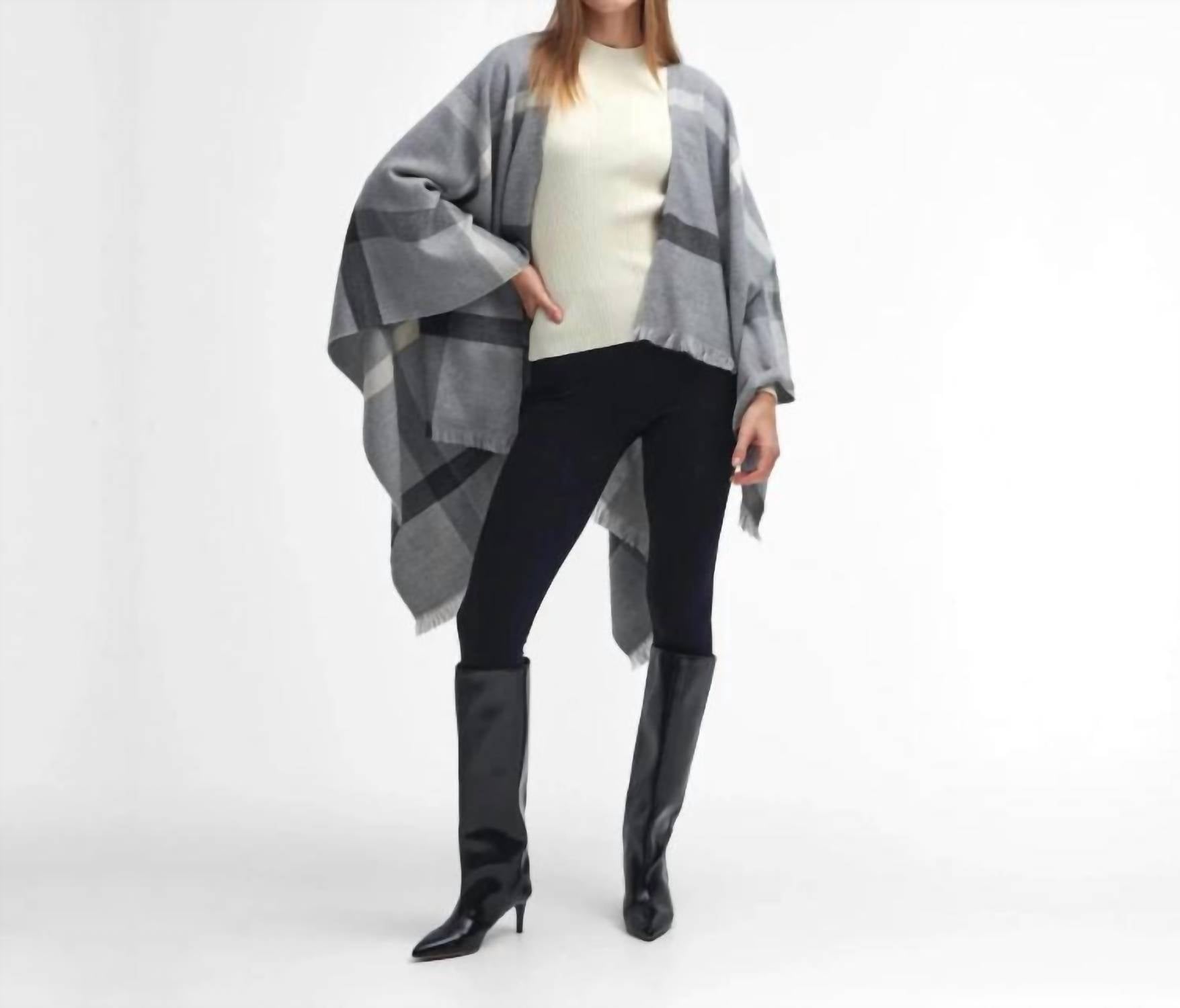 Barbour - Blair Windowpane Serape Scarf