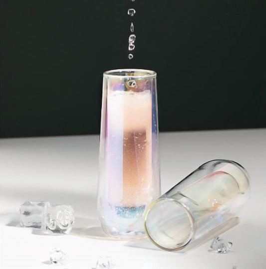 Corkcicle - Champagne Flute Prism Set