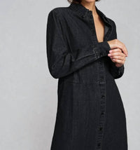 Lara Daisy - The Sunday Stroll Denim Shirt Dress