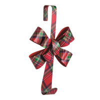 Mudpie - Tartan Bow Metal Wreath Hanger