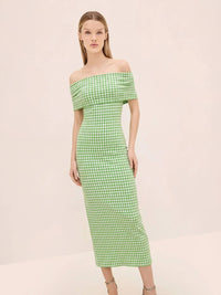 Alexis - Costella Off The Shoulder Midi Dress