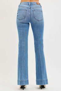 Risen - 4-Way Mid Rise Flare Jeans