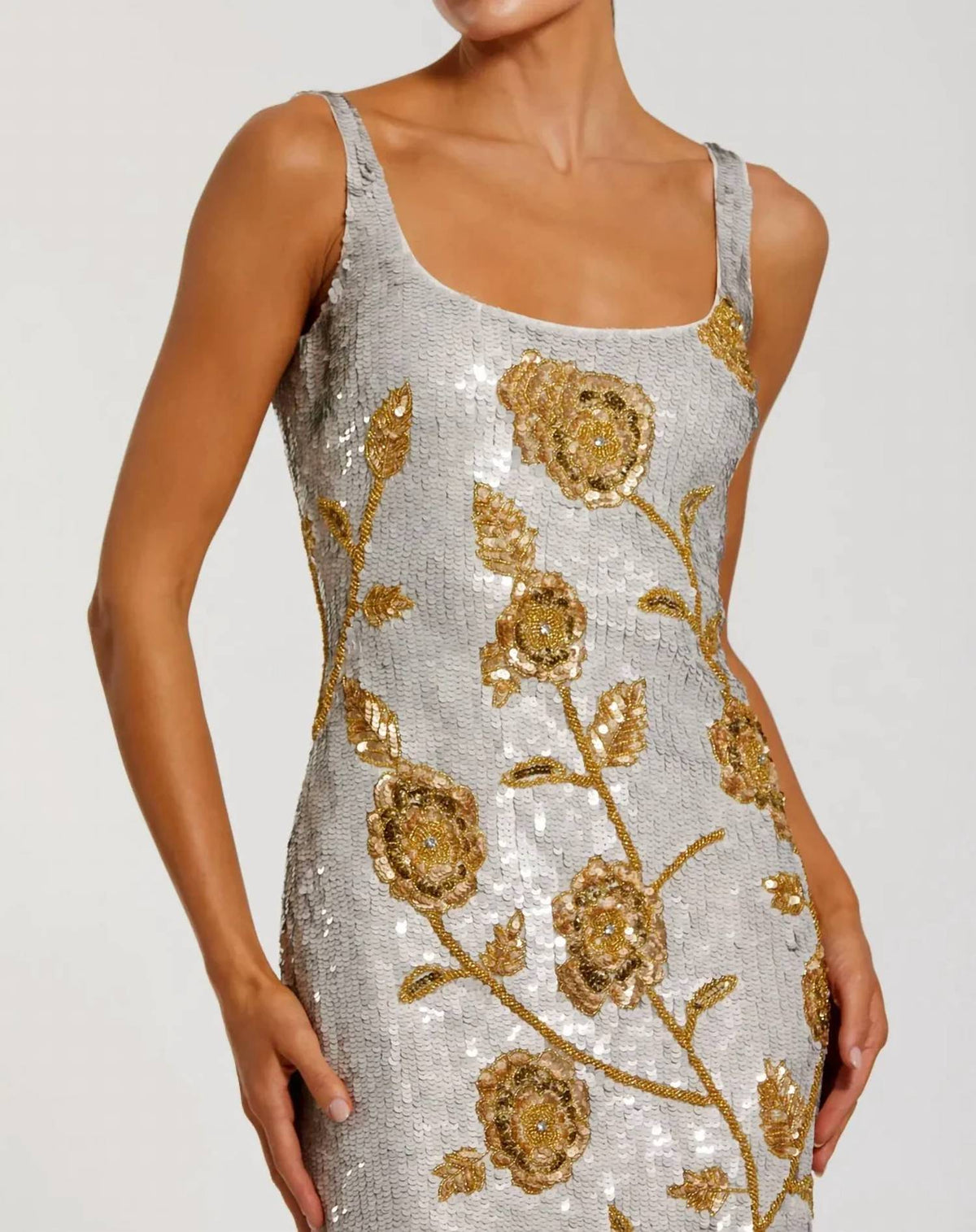 Mac Duggal - Floral Midi Dress