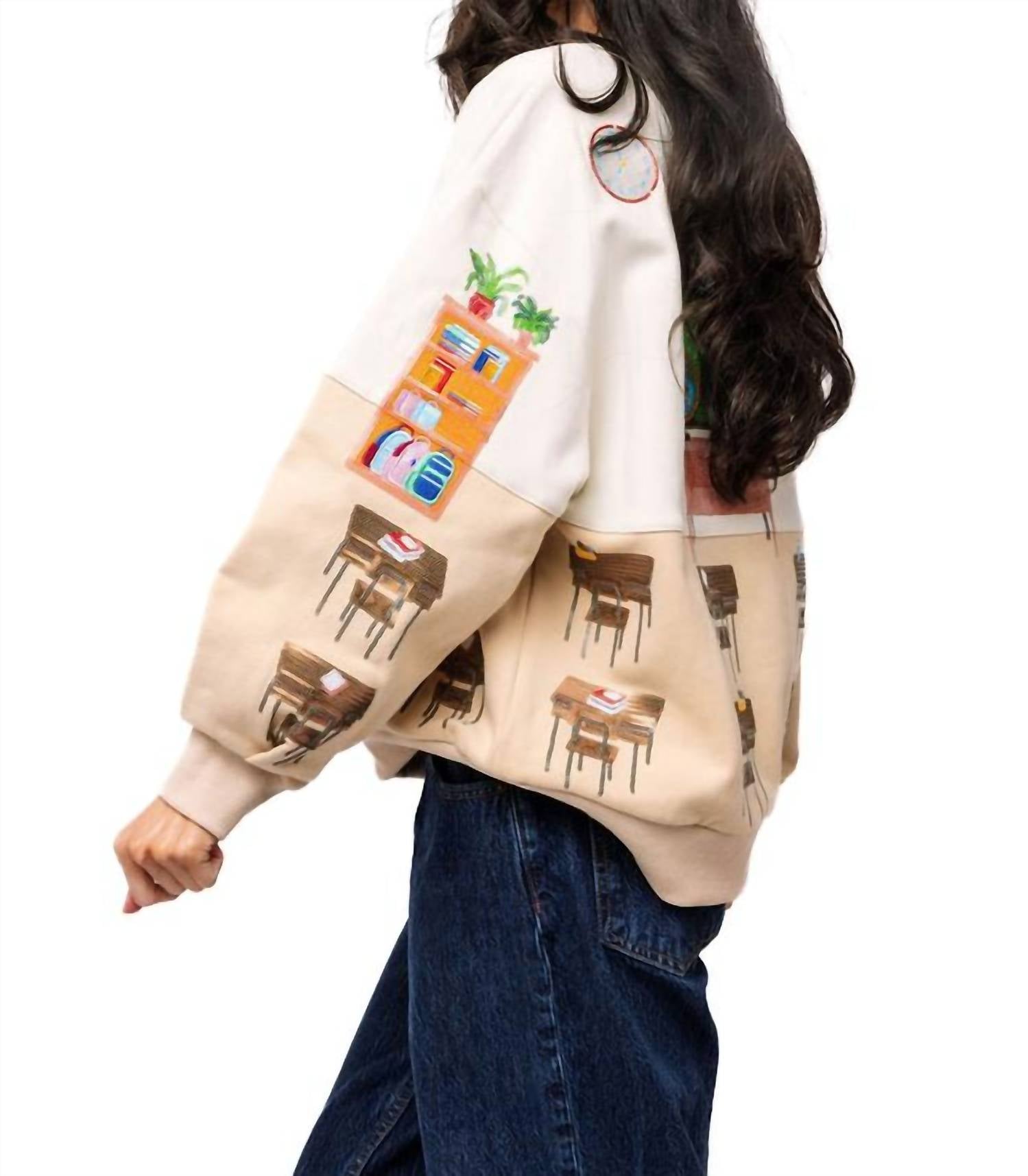 Queen Of Sparkles - Classroom Scene Sweatshirt